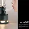 Restaurant battery operated petrol lamp