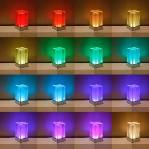 buy crystal glass table lights