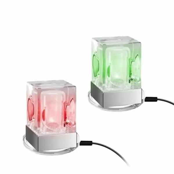 glass table cordless lamp for bar