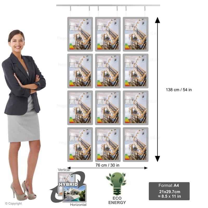 Backlit Light Box Seller - NegoLuz UK Ecran Vitrine Agence Immobiliere A4v 4r3c