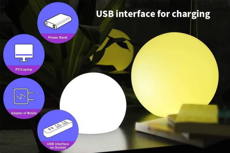 Ball Lamp Battery Operated
