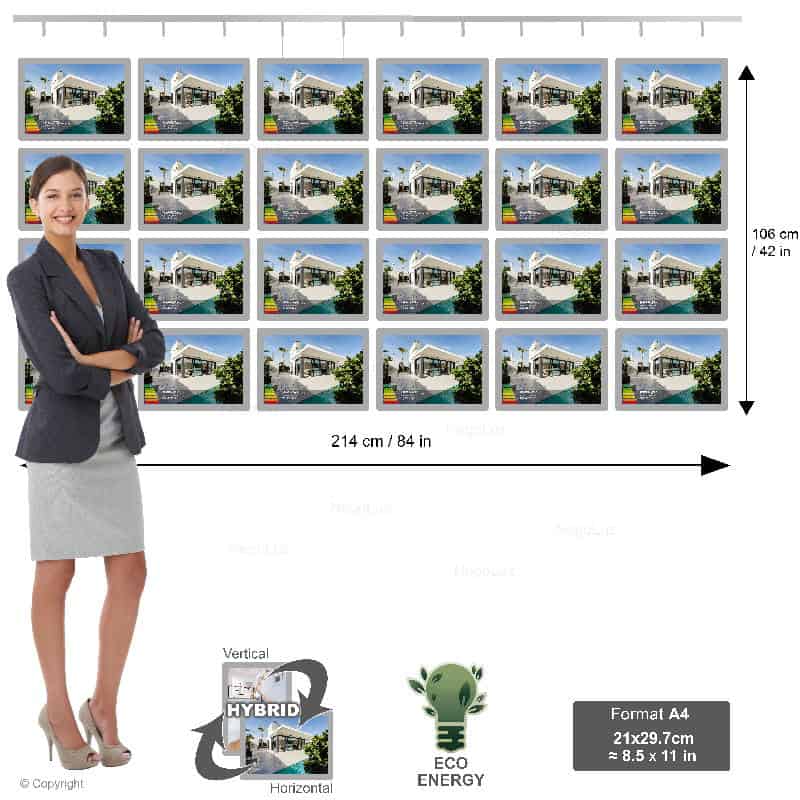 Buy Cheap Backlit Window Display - NegoLuz UK Porte Affiche Agence Immobiliere A4h 4r6c