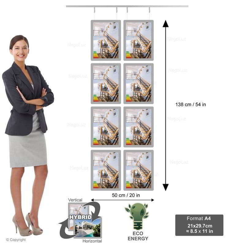 Ecran Vitrine Agence Immobiliere A4v 4r2c