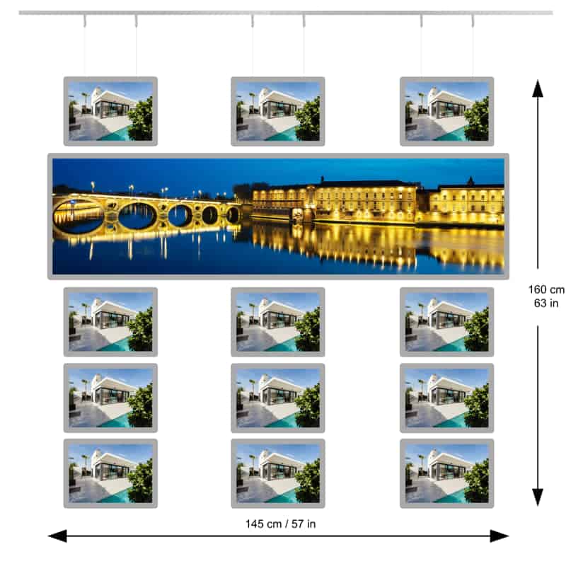 Diy Real Estate Illuminated Banner - NegoLuz UK Porte Affiche Panoramique 1xlh12a4b
