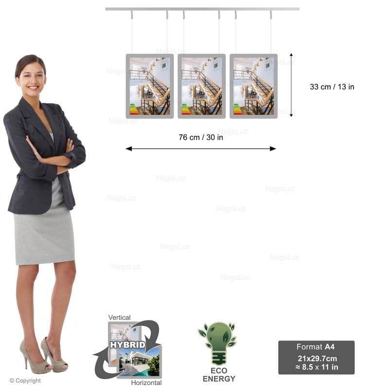 Led Real Estate Signs 2 - NegoLuz UK Ecran Vitrine Agence Immobiliere A4v 1r3c