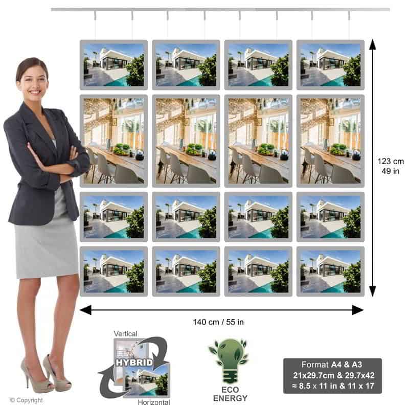 Online Shop Backlight Window Display 2 - NegoLuz UK Panneau Led Vitrine 4c 3a4 1a3