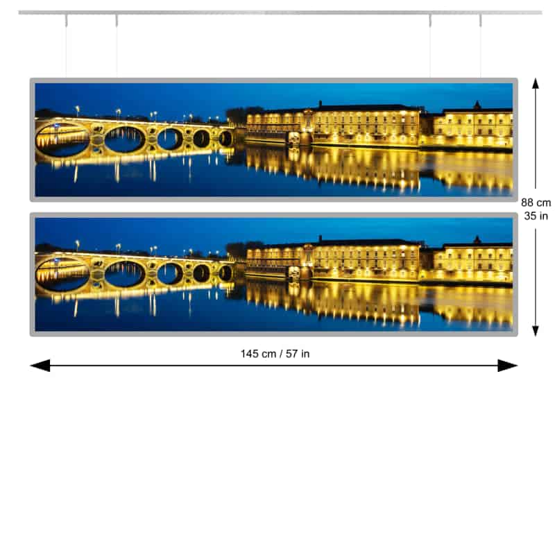 Real Estate Backlit Banner 2 - NegoLuz UK Porte Affiche Panoramique 2xlh