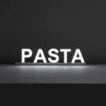 Lettere Retroilluminate Led Pasta