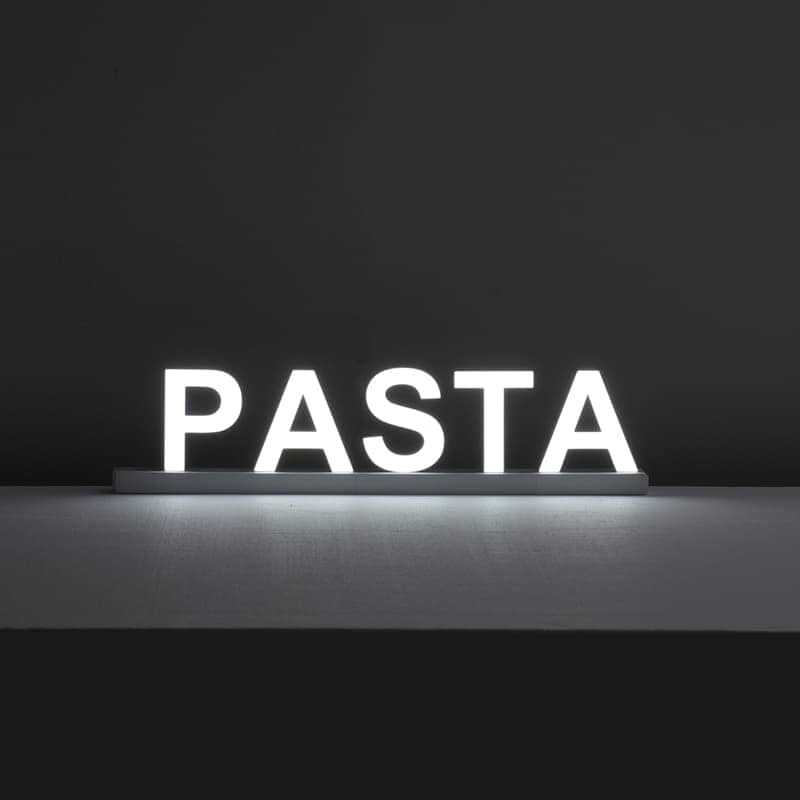 Lettere Retroilluminate Led Pasta - NegoLuz UK Lettere Retroilluminate Led Pasta