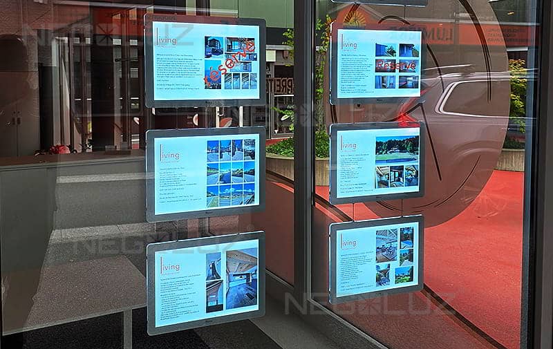 - NegoLuz UK Estate Agent Backlit Holders