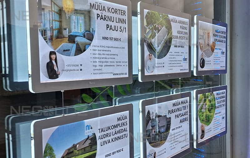 - NegoLuz UK Led Displays For Real Estate Office